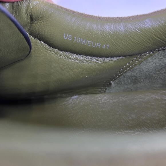 Vince Sunnyside Shoes Womens Size 10 Green Suede Strap Casual Low Top Sneakers - Picture 10 of 10